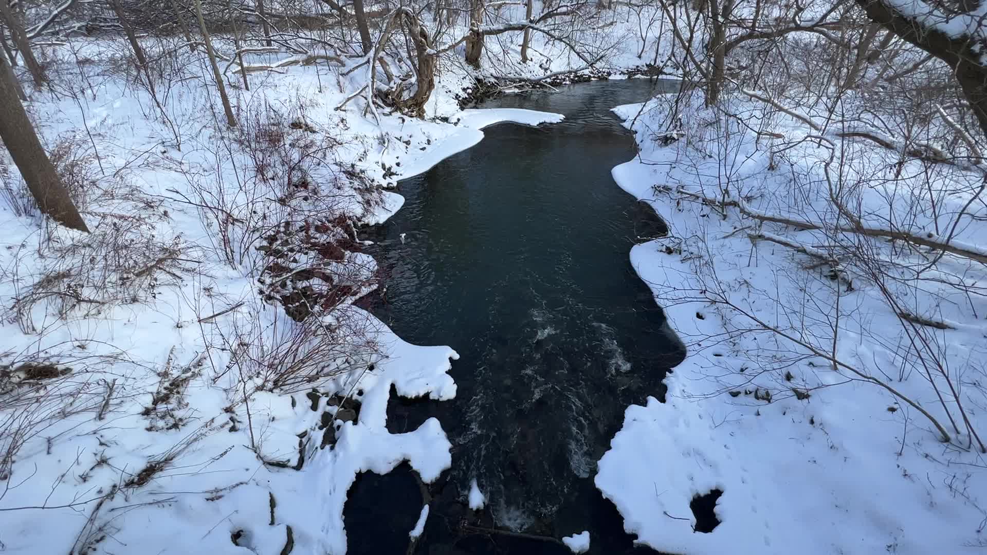 Daily life during Winter in Toronto, Canada