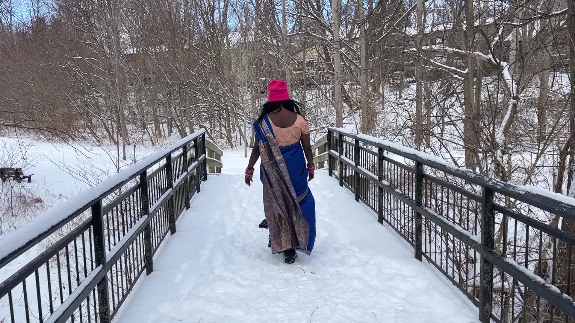 Daily life during Winter in Toronto, Canada