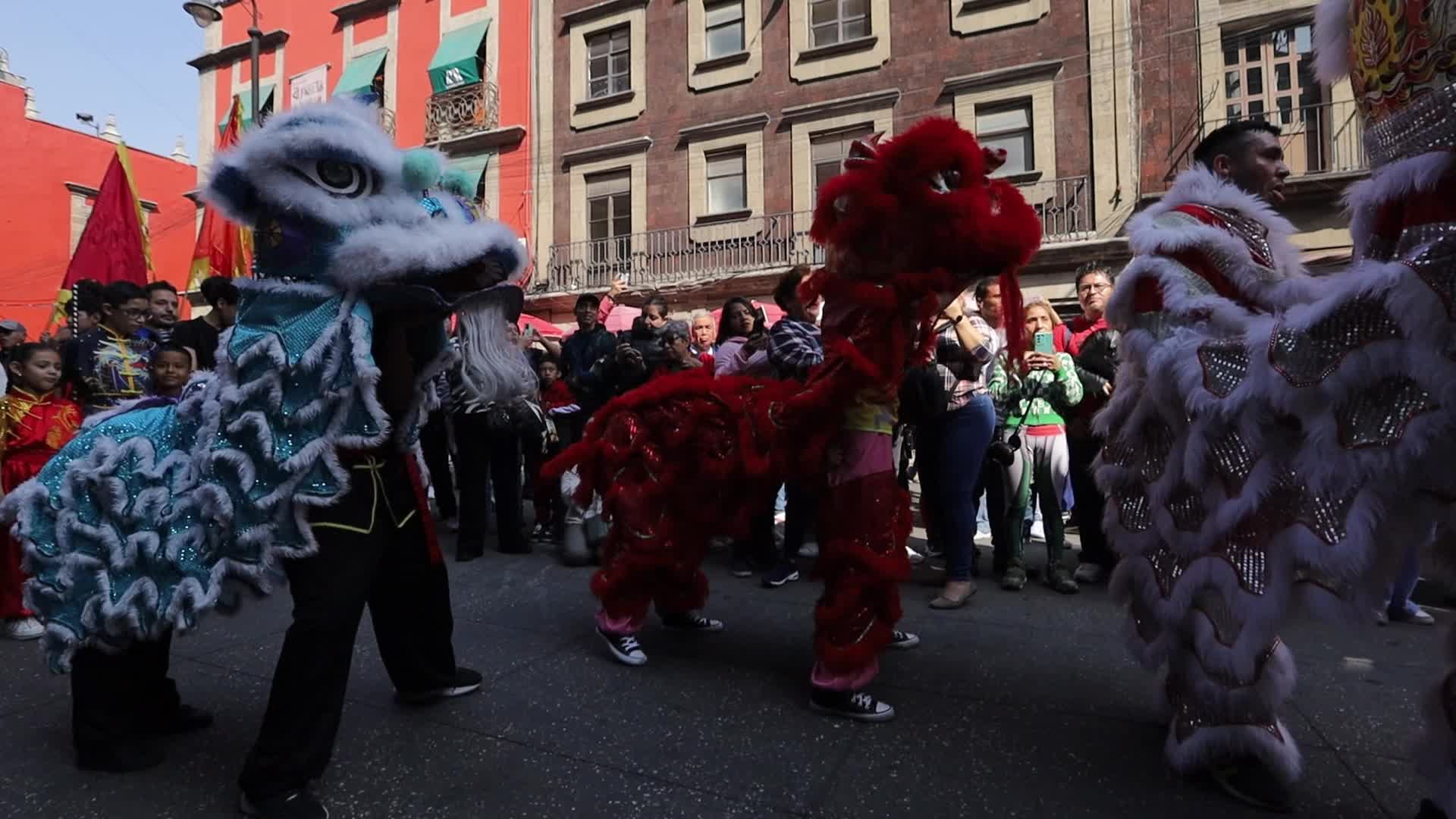 Chinese New Year 2025 parade in Mexico City