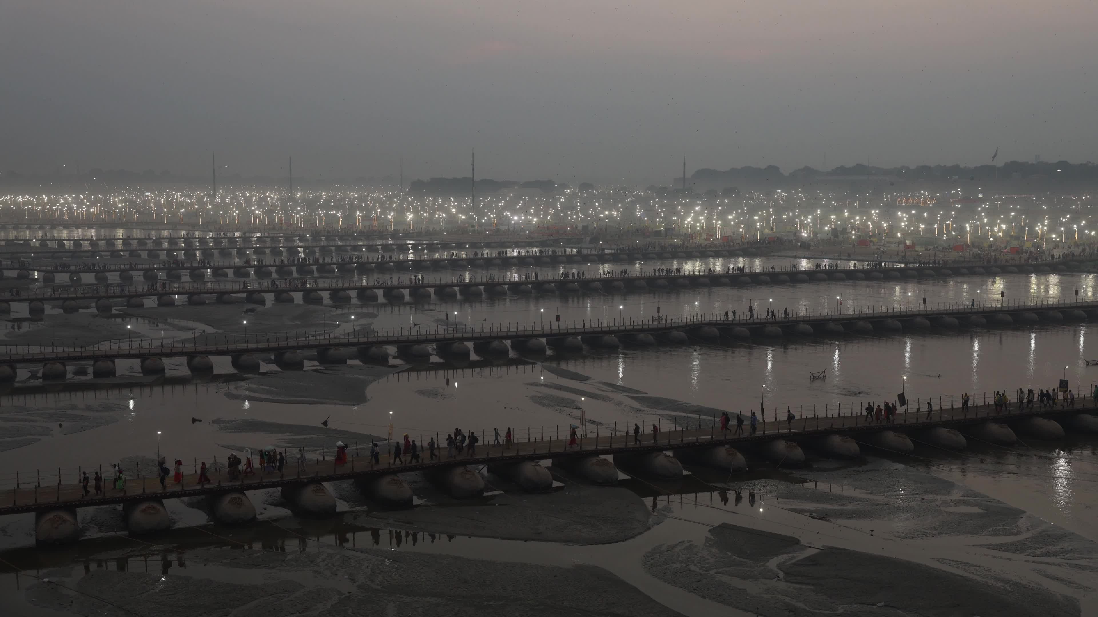 Maha Kumbha Mela In Prayagraj India 