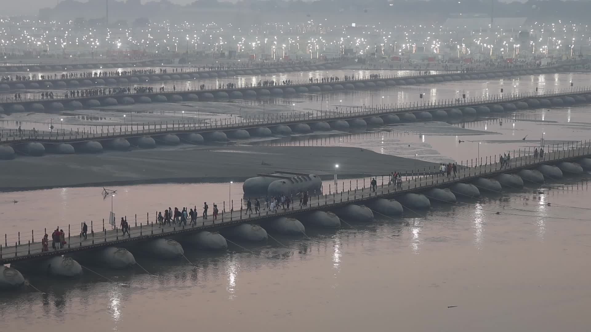 Maha Kumbha Mela In Prayagraj India 