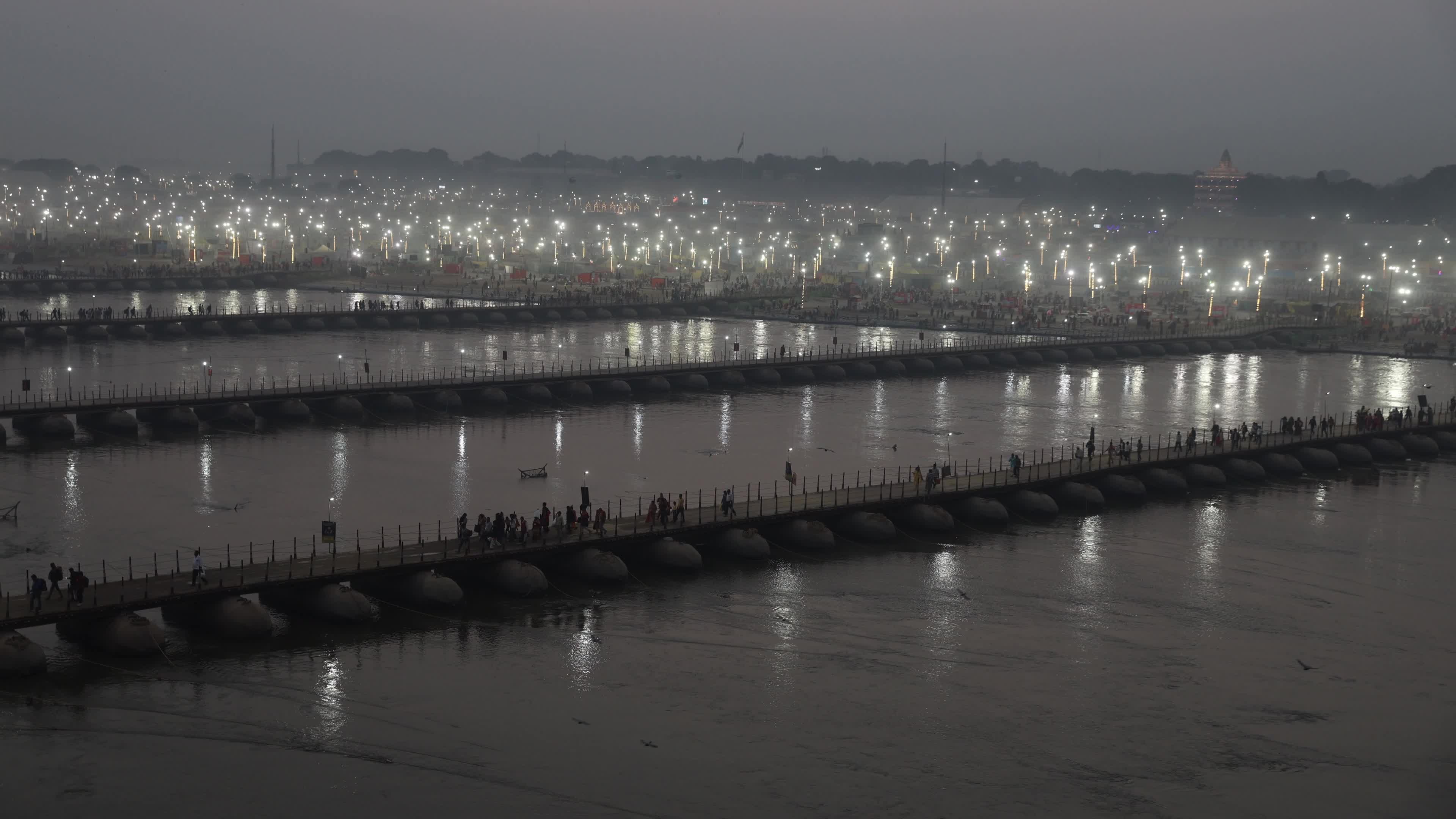 Maha Kumbha Mela In Prayagraj India 