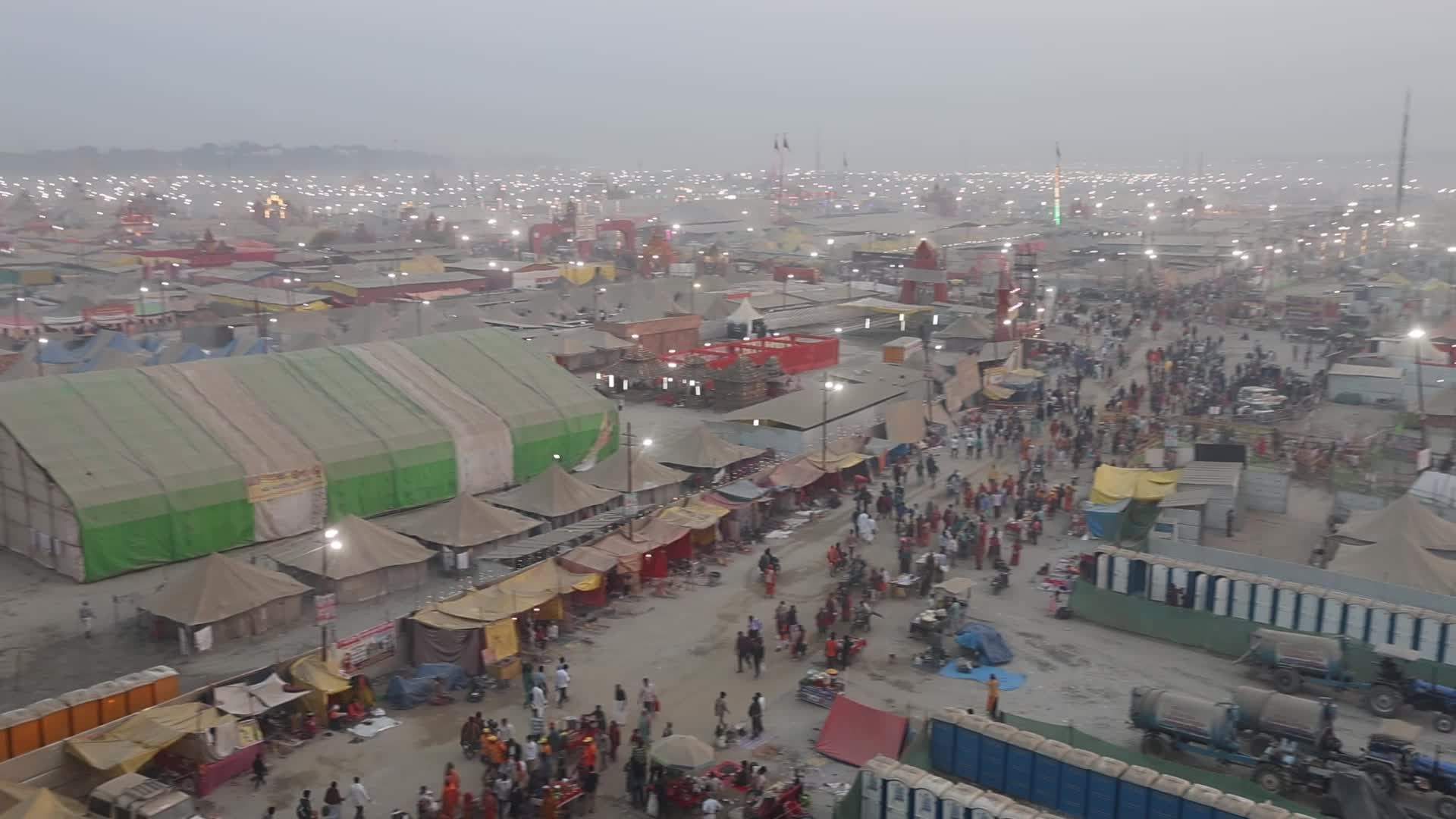 Maha Kumbha Mela In Prayagraj India 