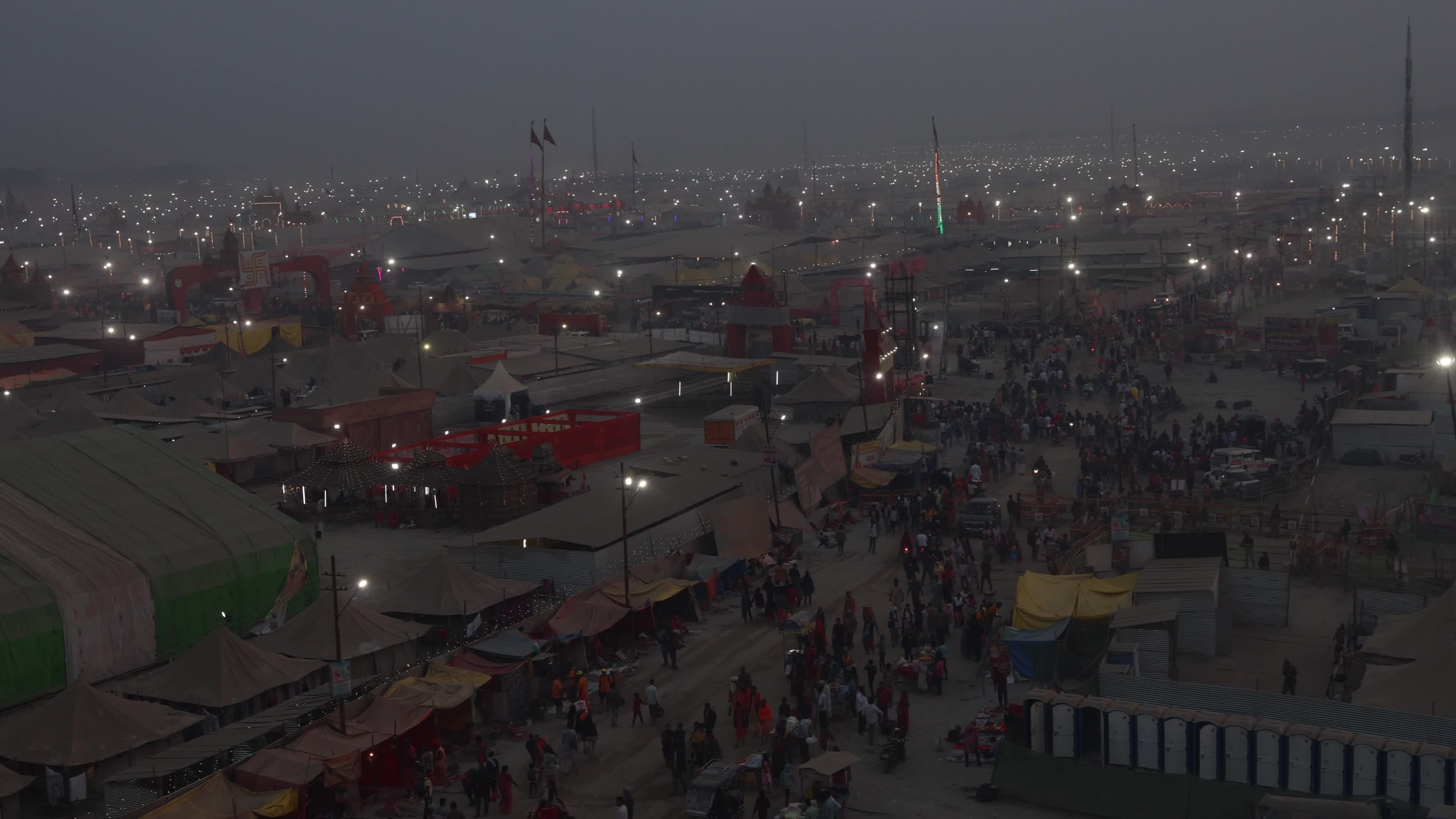 Maha Kumbha Mela In Prayagraj India 