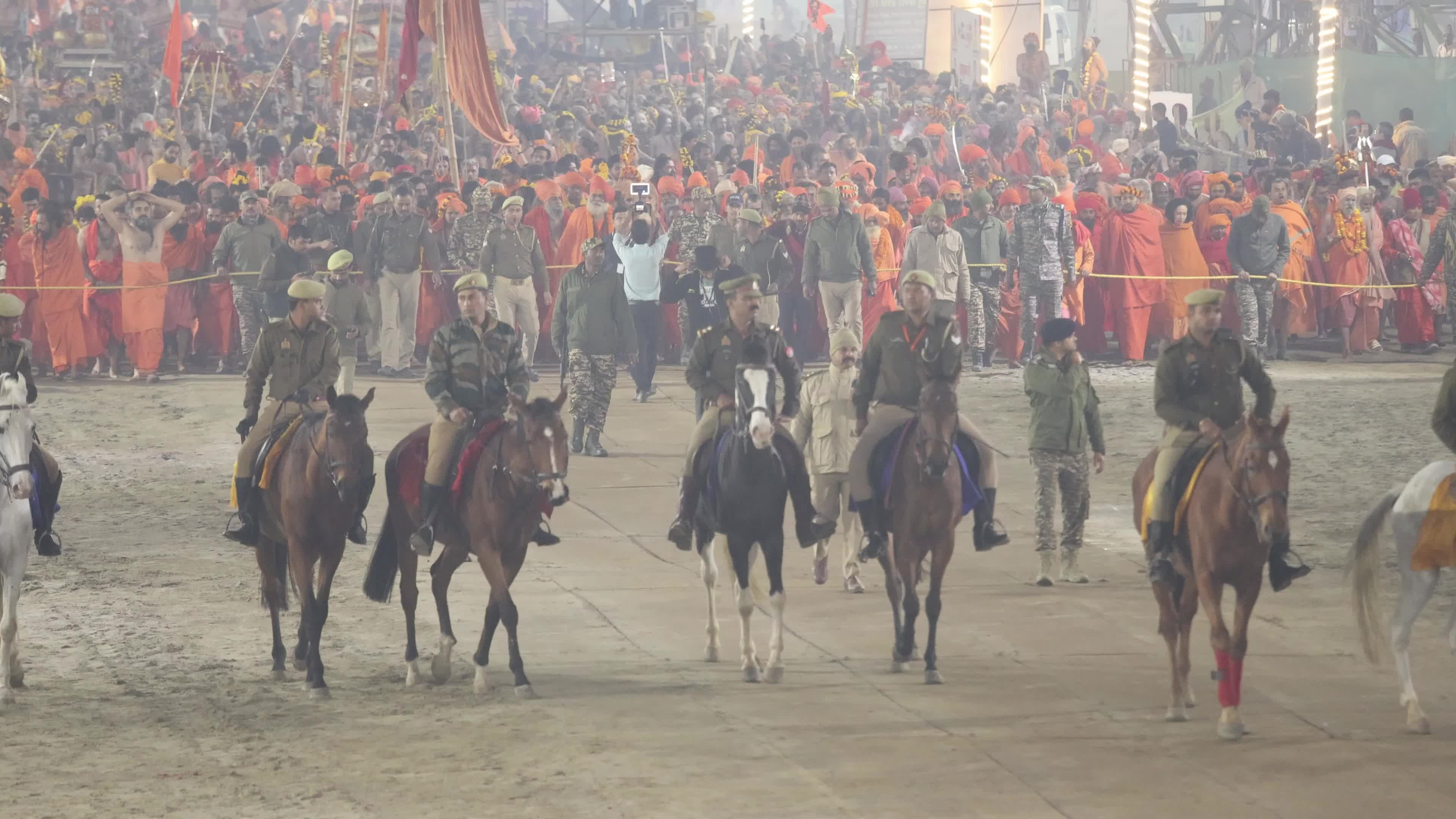 Maha Kumbha Mela In Prayagraj India 