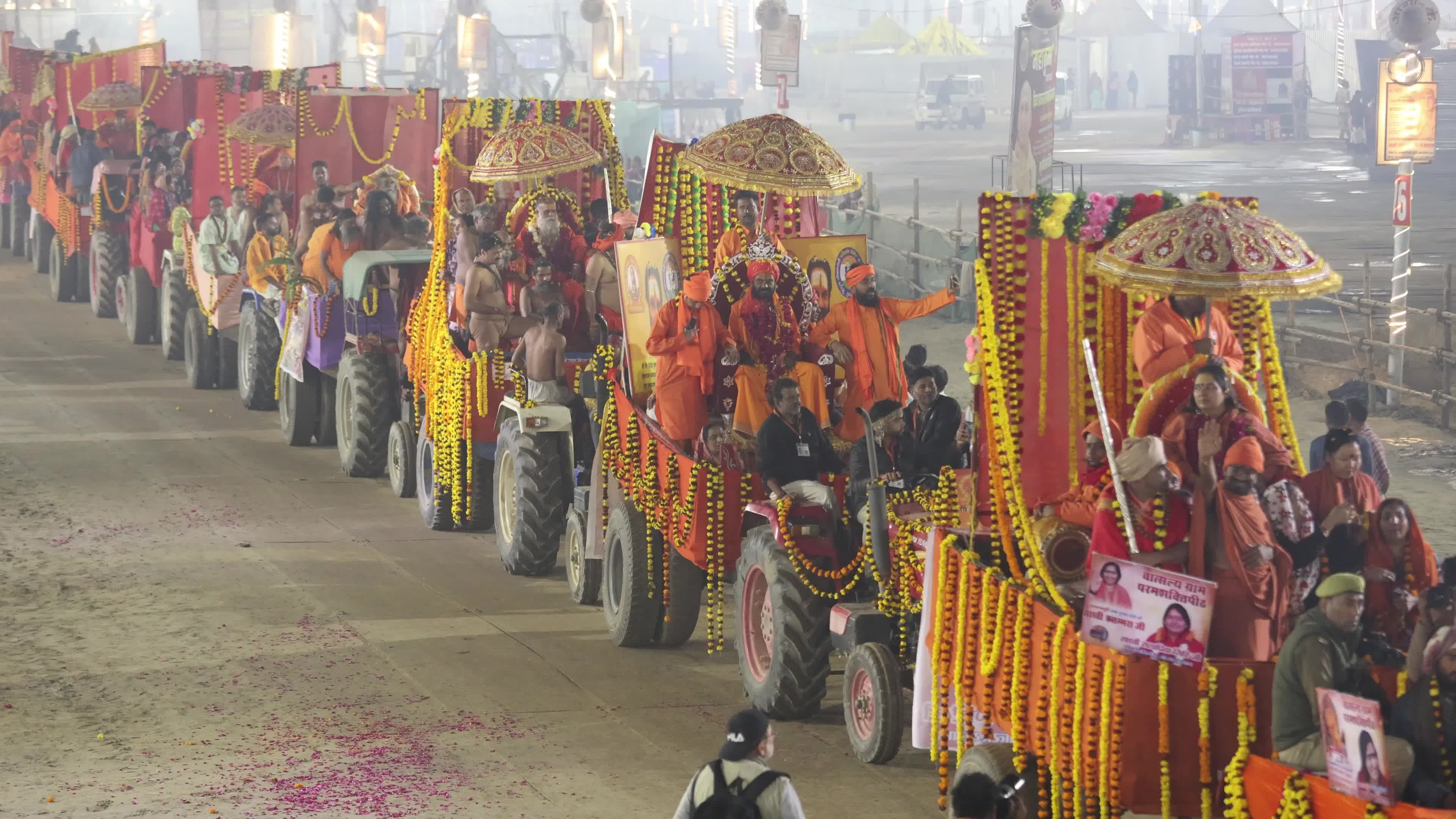 Maha Kumbha Mela In Prayagraj India 