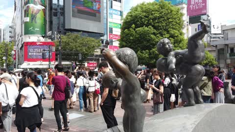 Shibuya Crossing is the busiest pedestrian crossing in the world