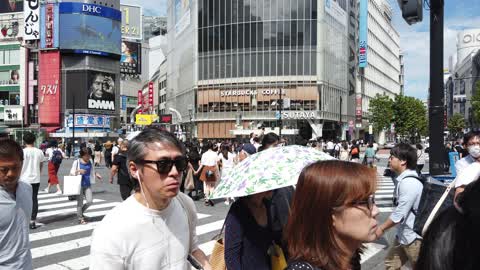 Shibuya Crossing is the busiest pedestrian crossing in the world
