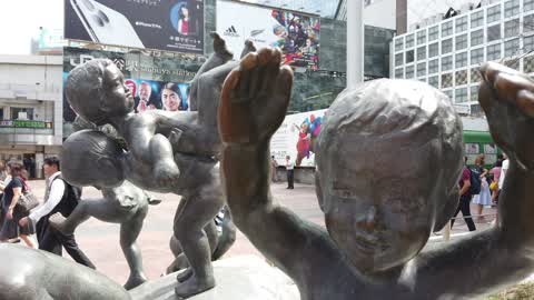 Shibuya Crossing is the busiest pedestrian crossing in the world