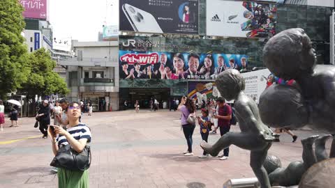 Shibuya Crossing is the busiest pedestrian crossing in the world