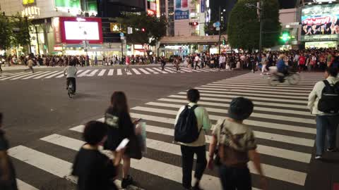 Shibuya Crossing is the busiest pedestrian crossing in the world
