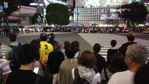 Shibuya Crossing is the busiest pedestrian crossing in the world