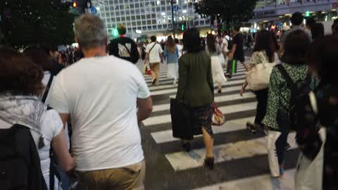 Shibuya Crossing is the busiest pedestrian crossing in the world
