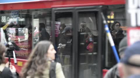 People demonstrate for United Nations Anti-Racism Day