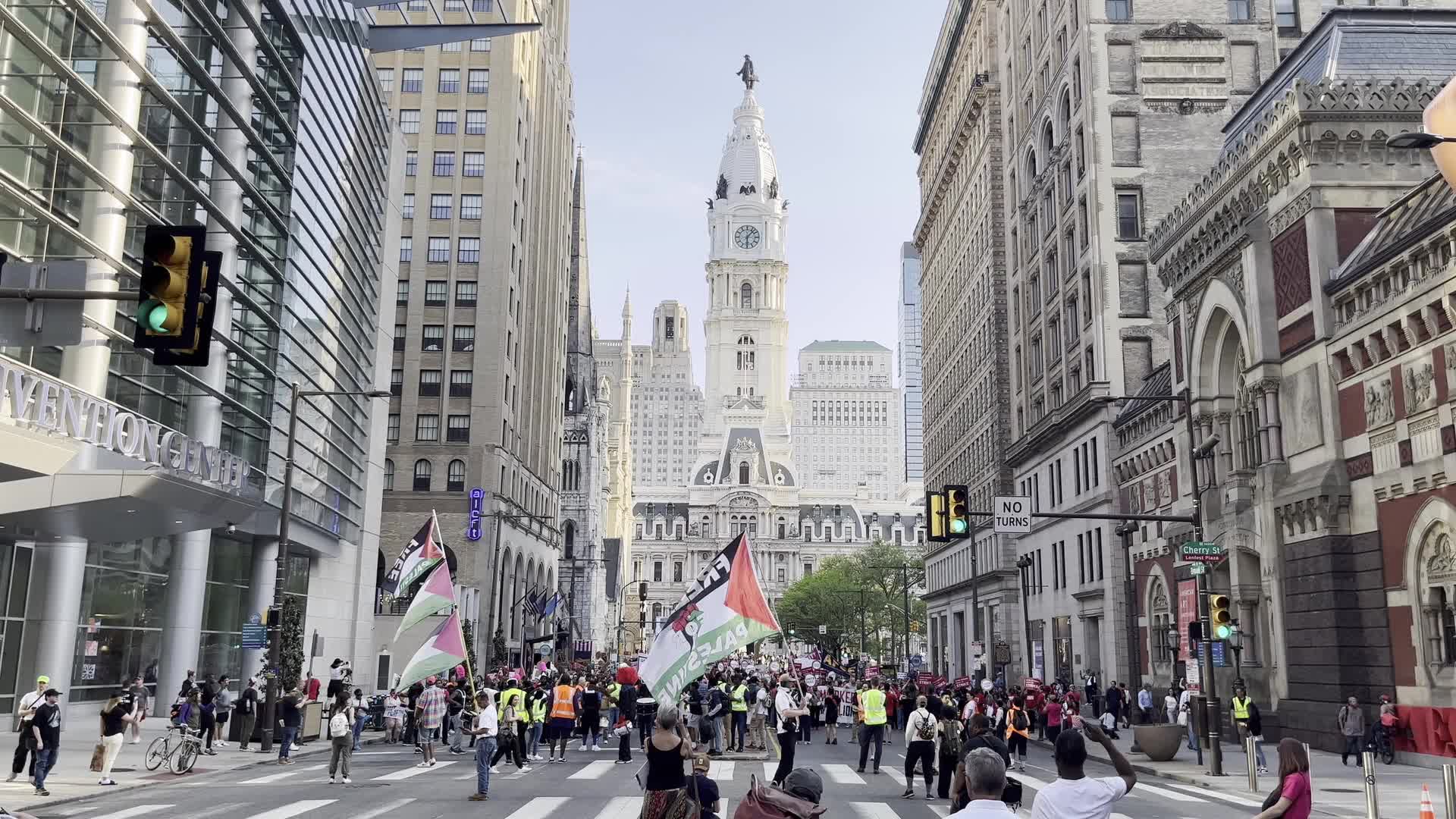 May Day Protest in Philadelphia, PA