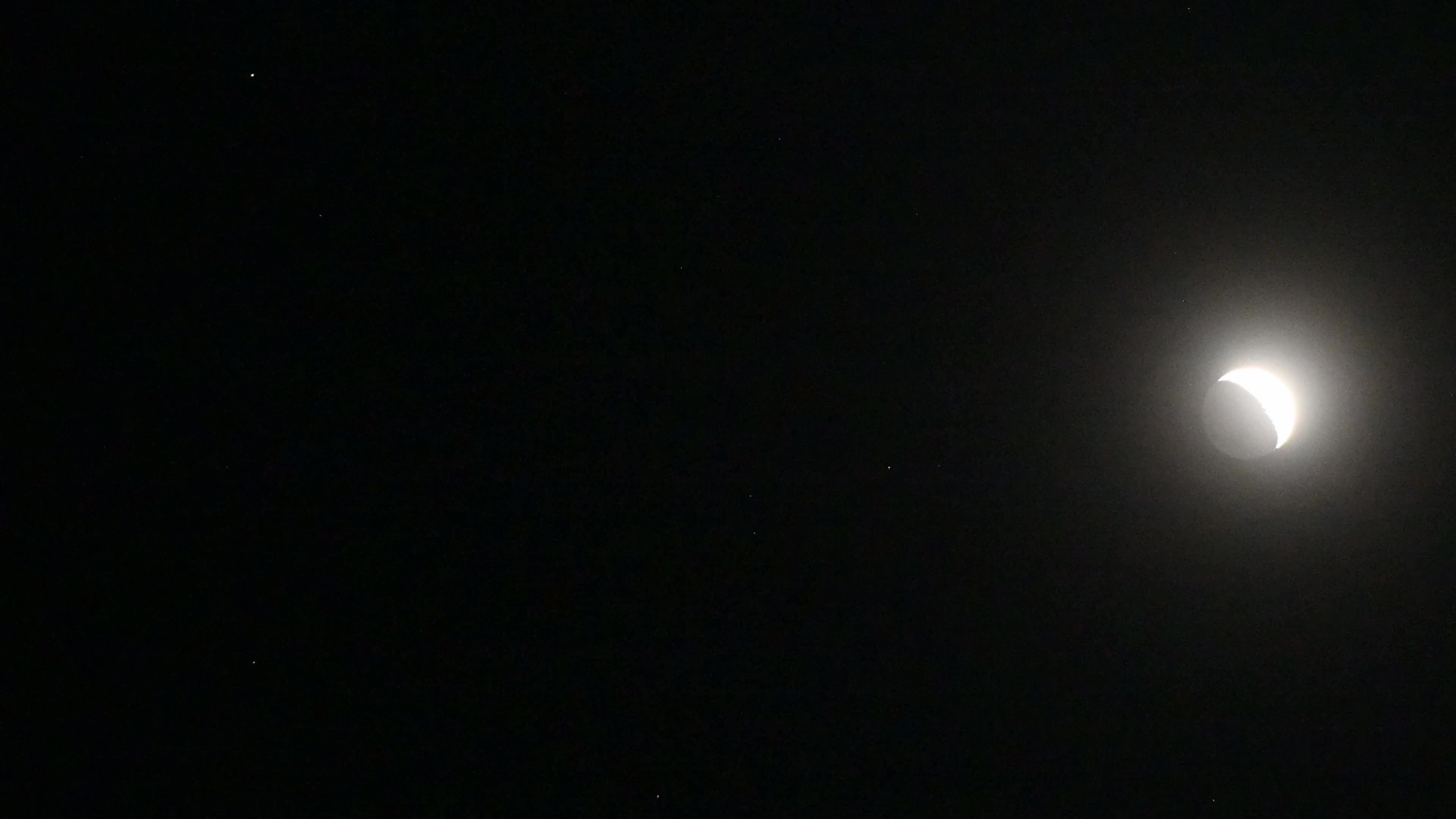 Waxing Crescent moon from India 
