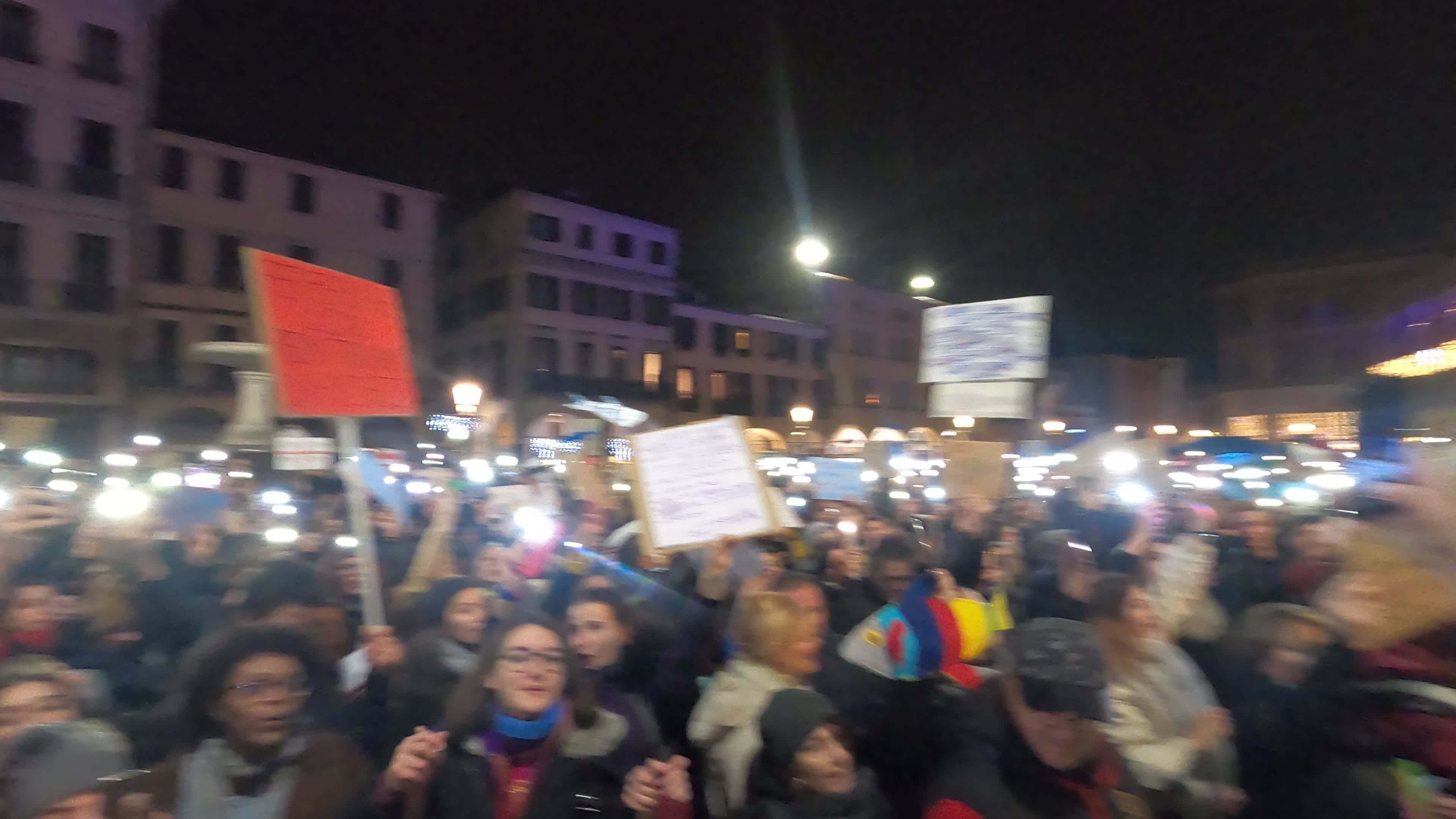 Sardine Movement Protest in Padua