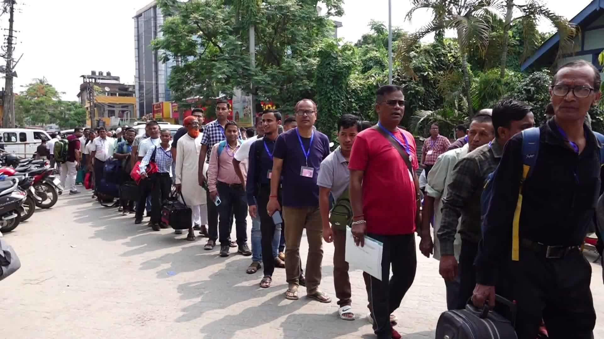 Assam Panchayat polls in India 