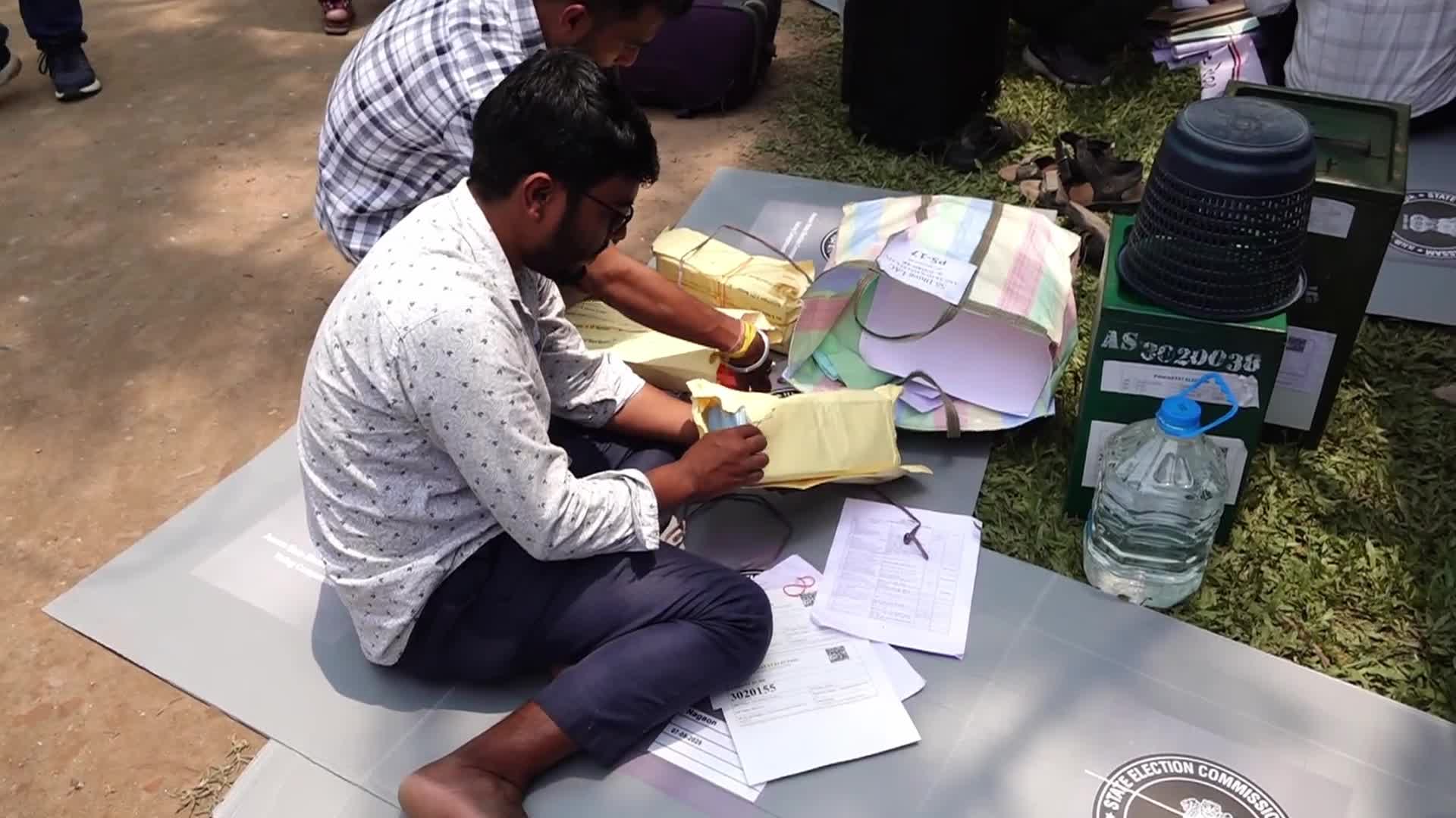 Assam Panchayat polls in India 