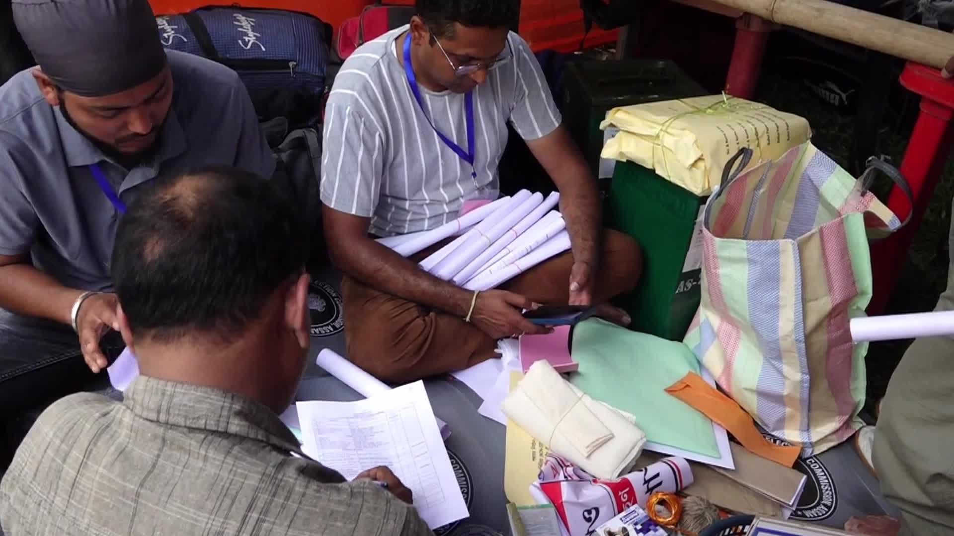 Assam Panchayat polls in India 