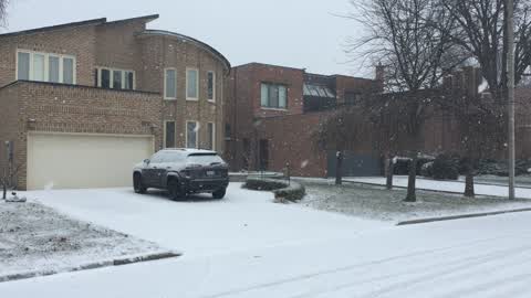 Winter storm in Toronto, Canada