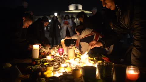 Candlelit Vigil Is Held For The Victims Of The Westminster Terror Attack