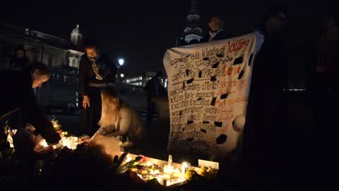 Candlelit Vigil Is Held For The Victims Of The Westminster Terror Attack
