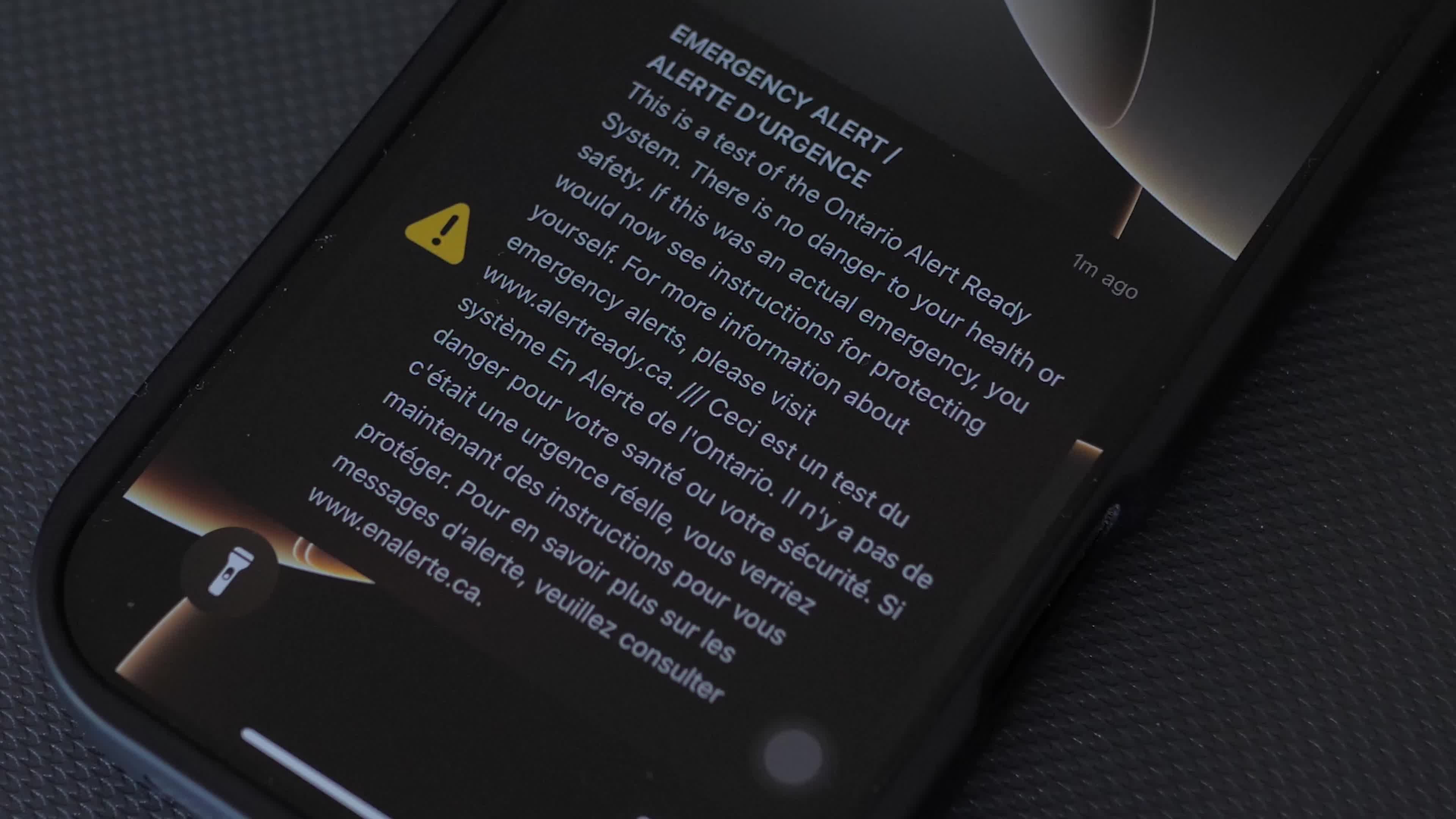 Emergency Alert Testing, Canada
