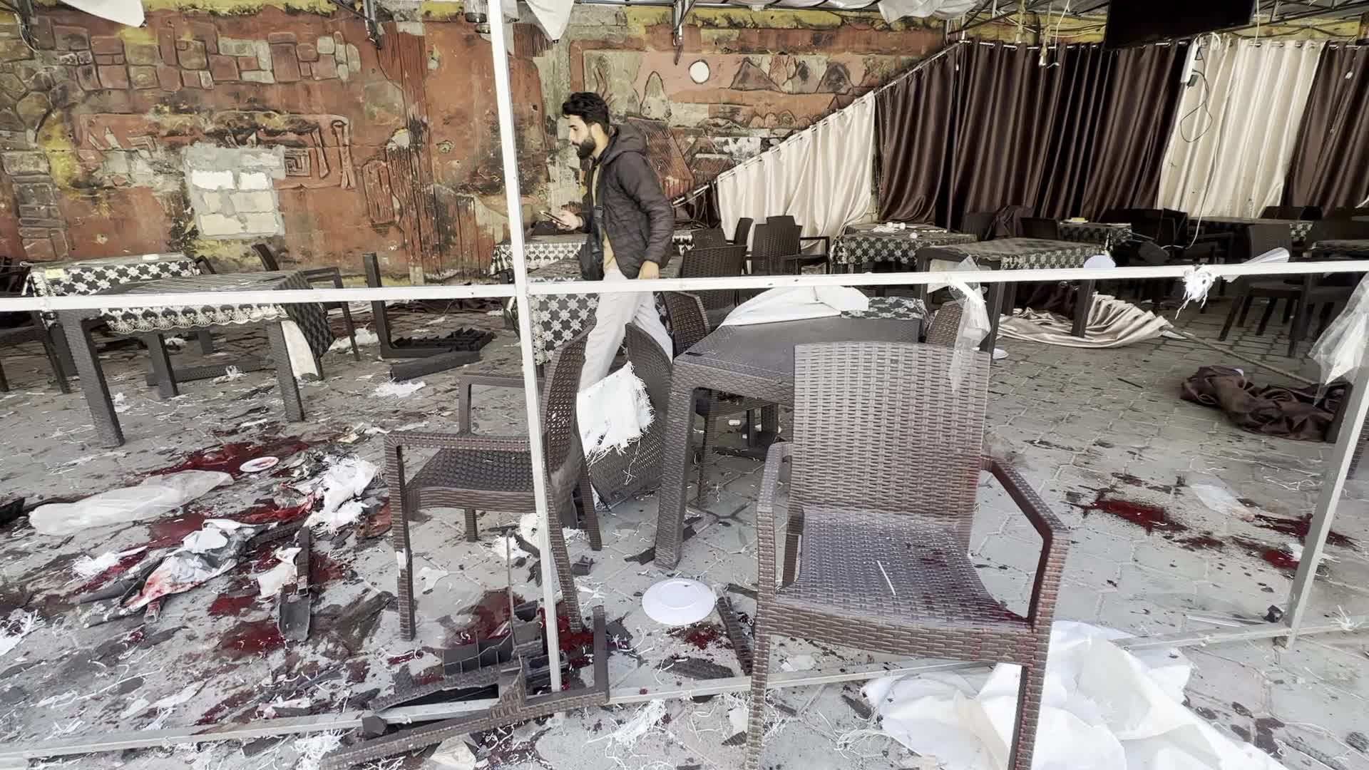 Israeli Airstrike In Gaza, Palestine