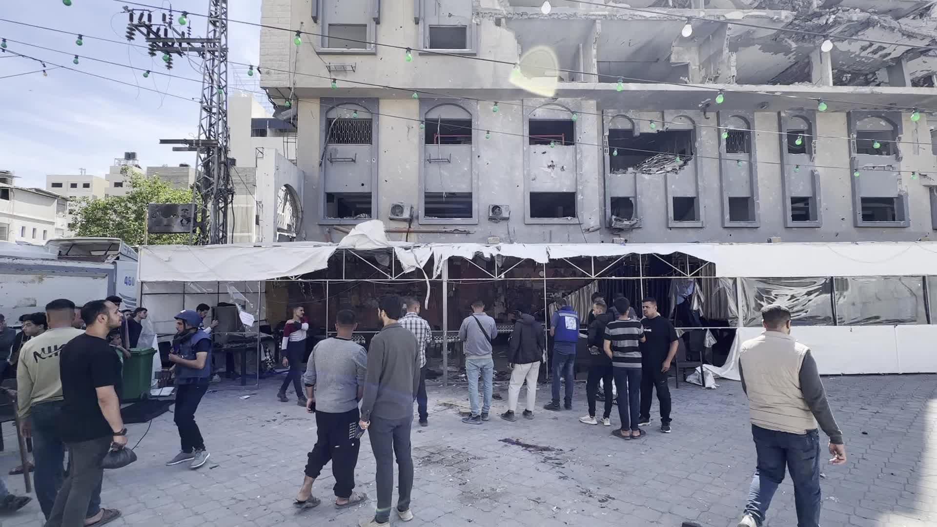 Israeli Airstrike In Gaza, Palestine