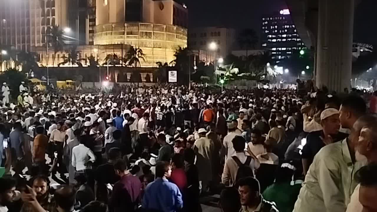 Protesters demand the banning of the political party Awami League in Bangladesh 