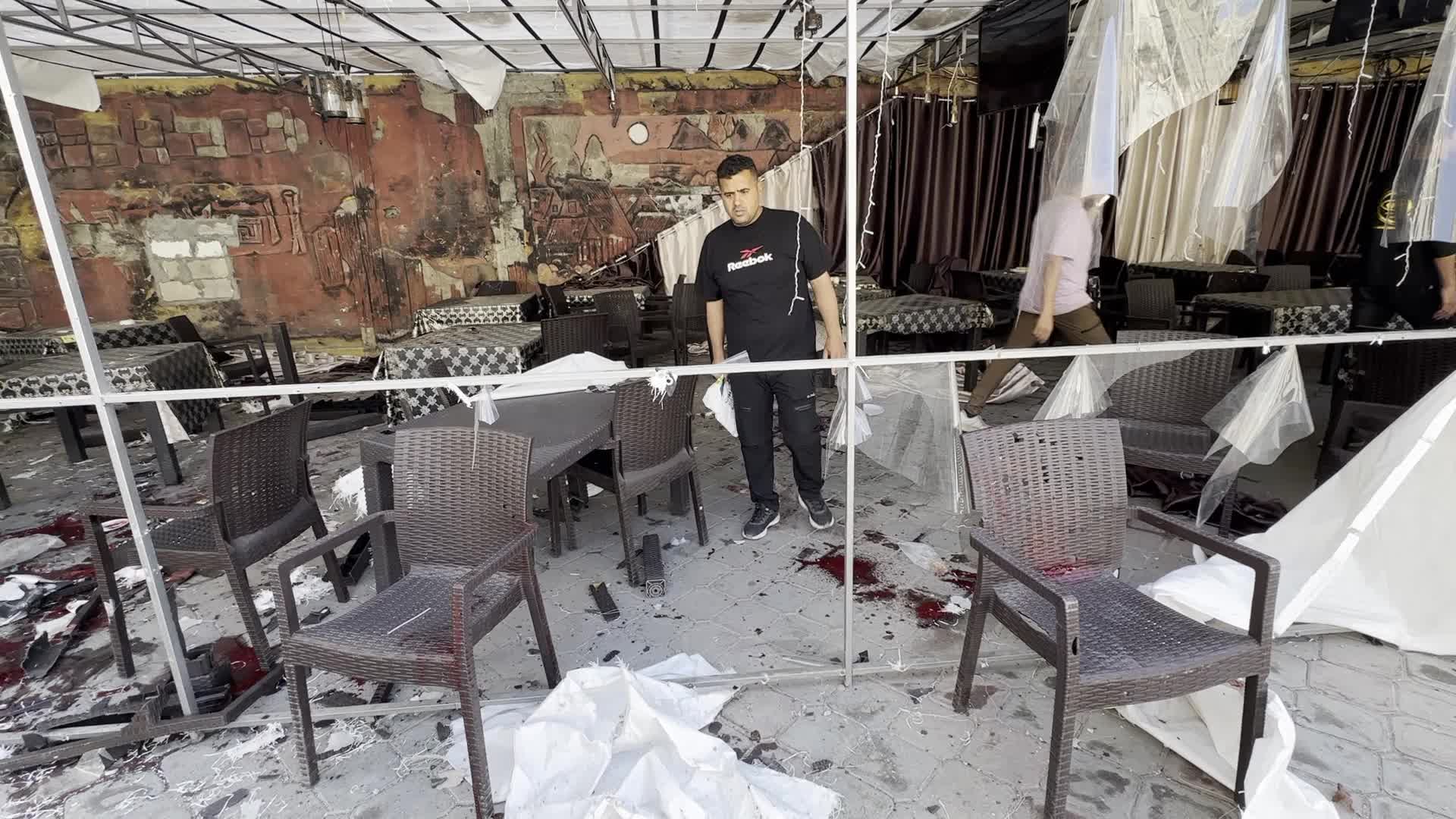 Israeli Airstrike In Gaza, Palestine