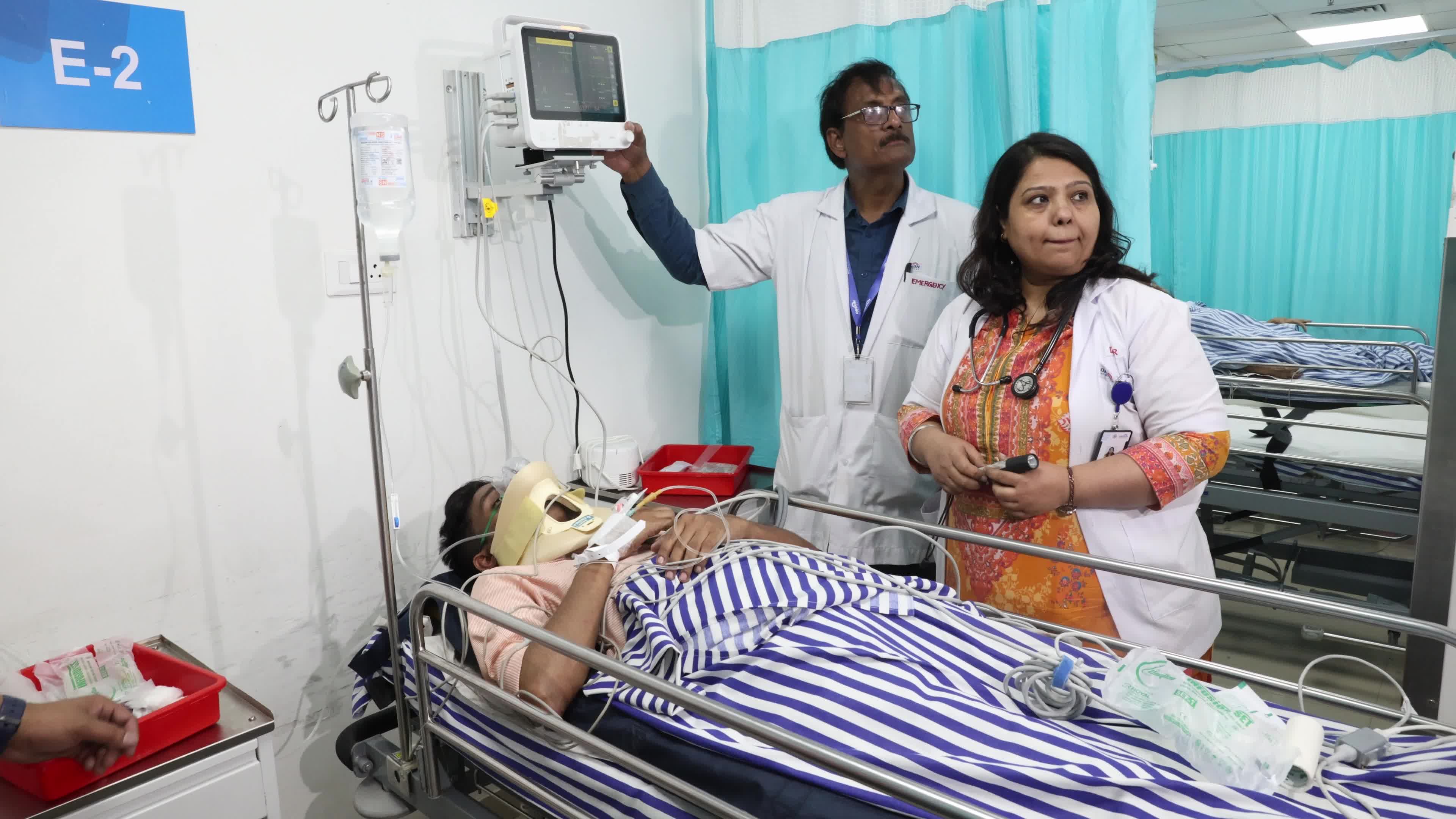 Mock Drill at a hospital in India, Kolkata