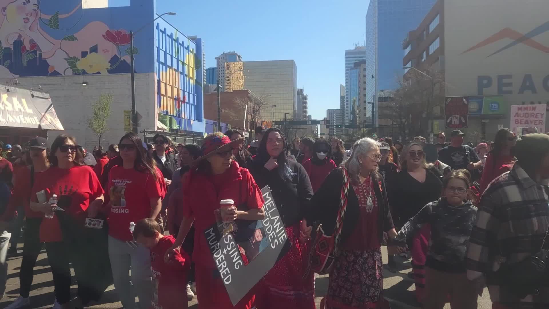 Edmonton Marks Red Dress Day To Honour Missing And Murdered Indigenous Women And Girls