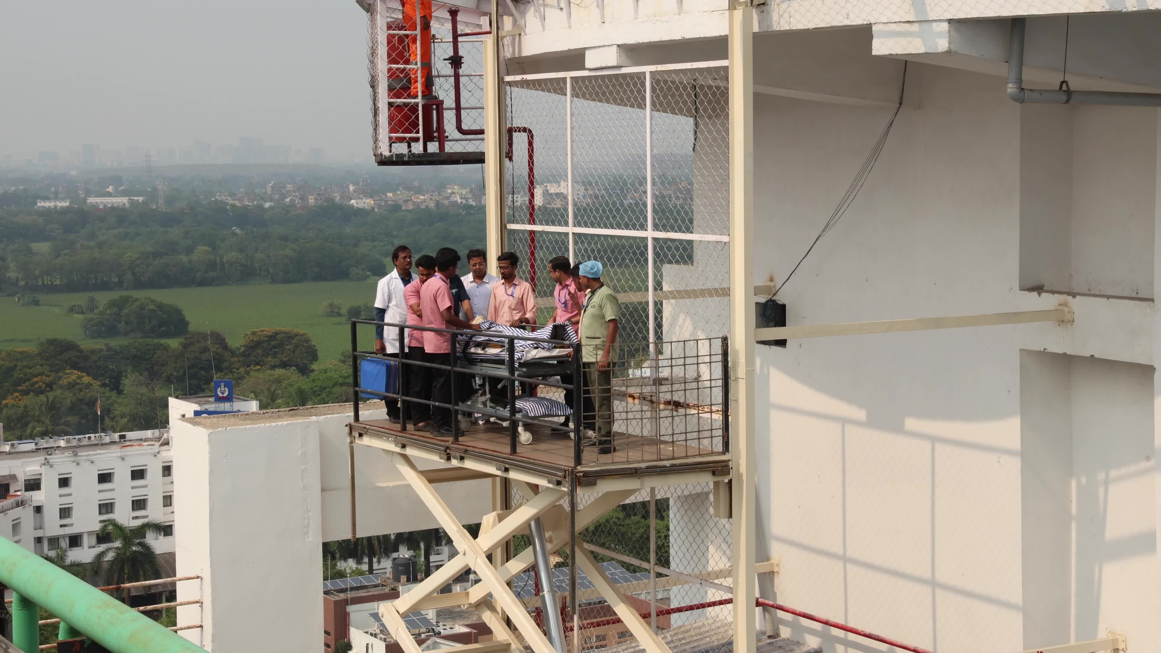 Mock Drill at a hospital in India, Kolkata
