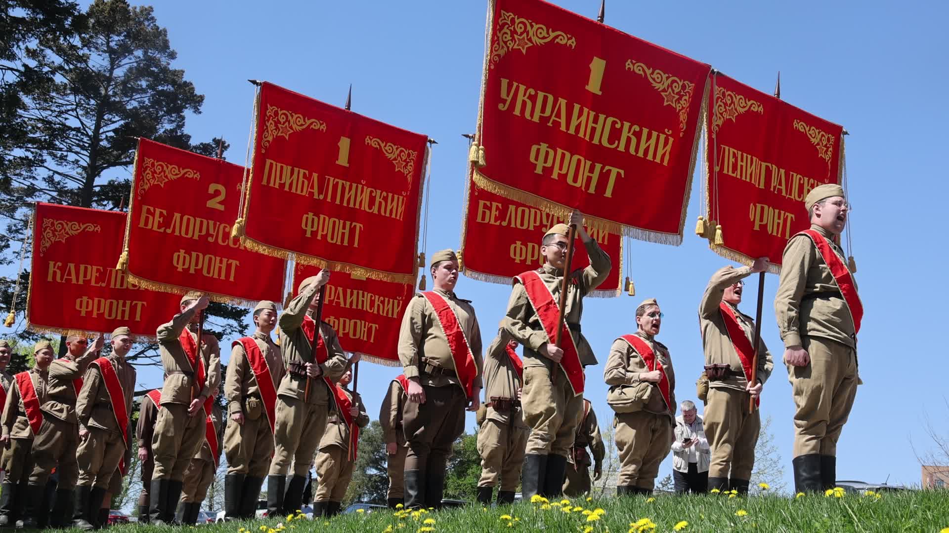 Russians celebrate Victory Day in Toronto, Canada