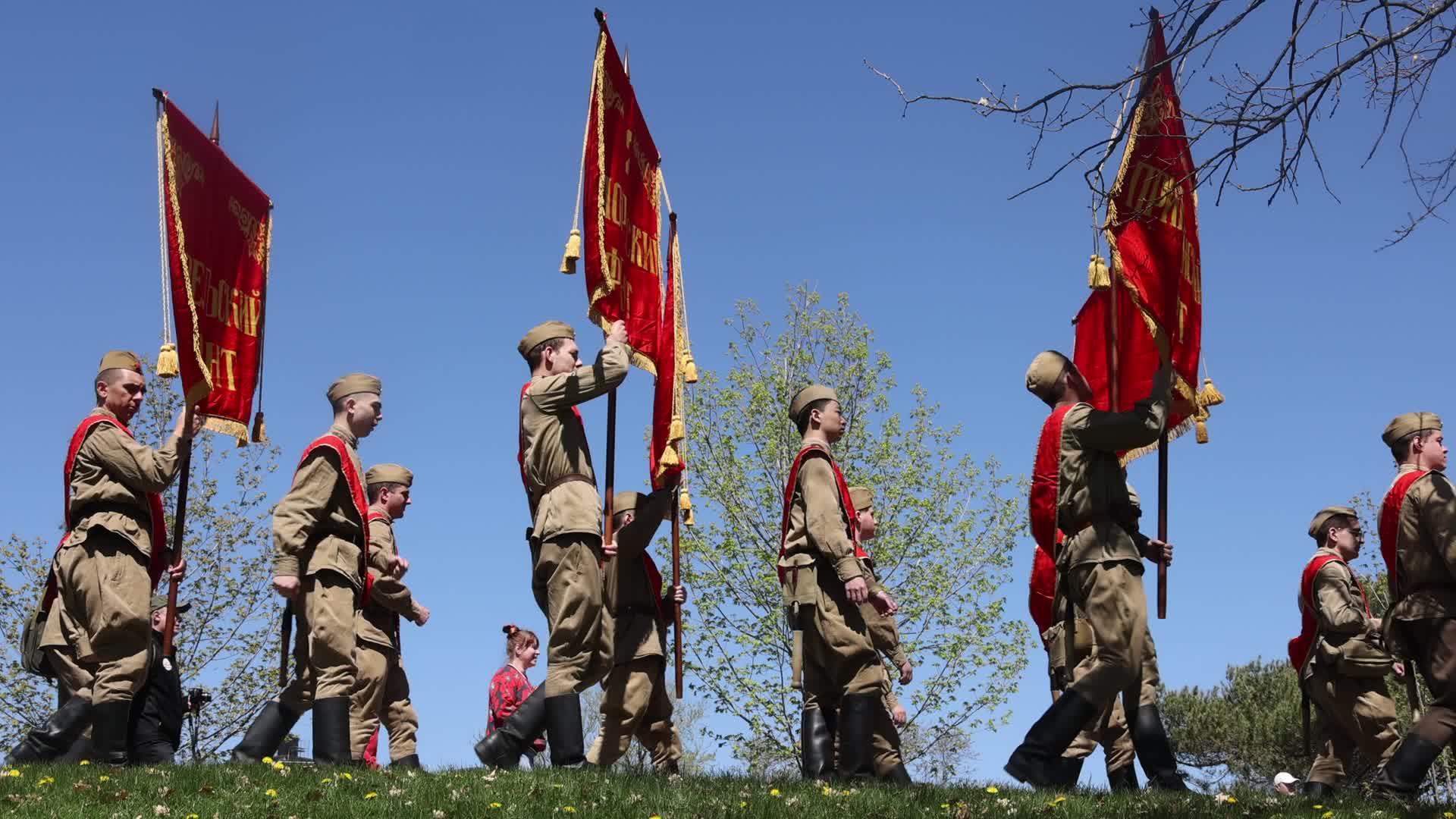 Russians celebrate Victory Day in Toronto, Canada