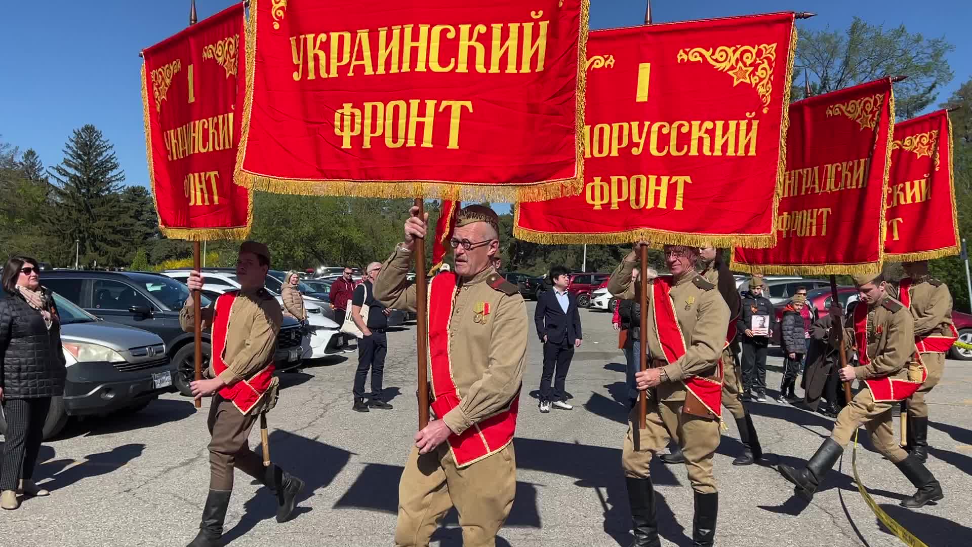 Russians celebrate Victory Day in Toronto, Canada
