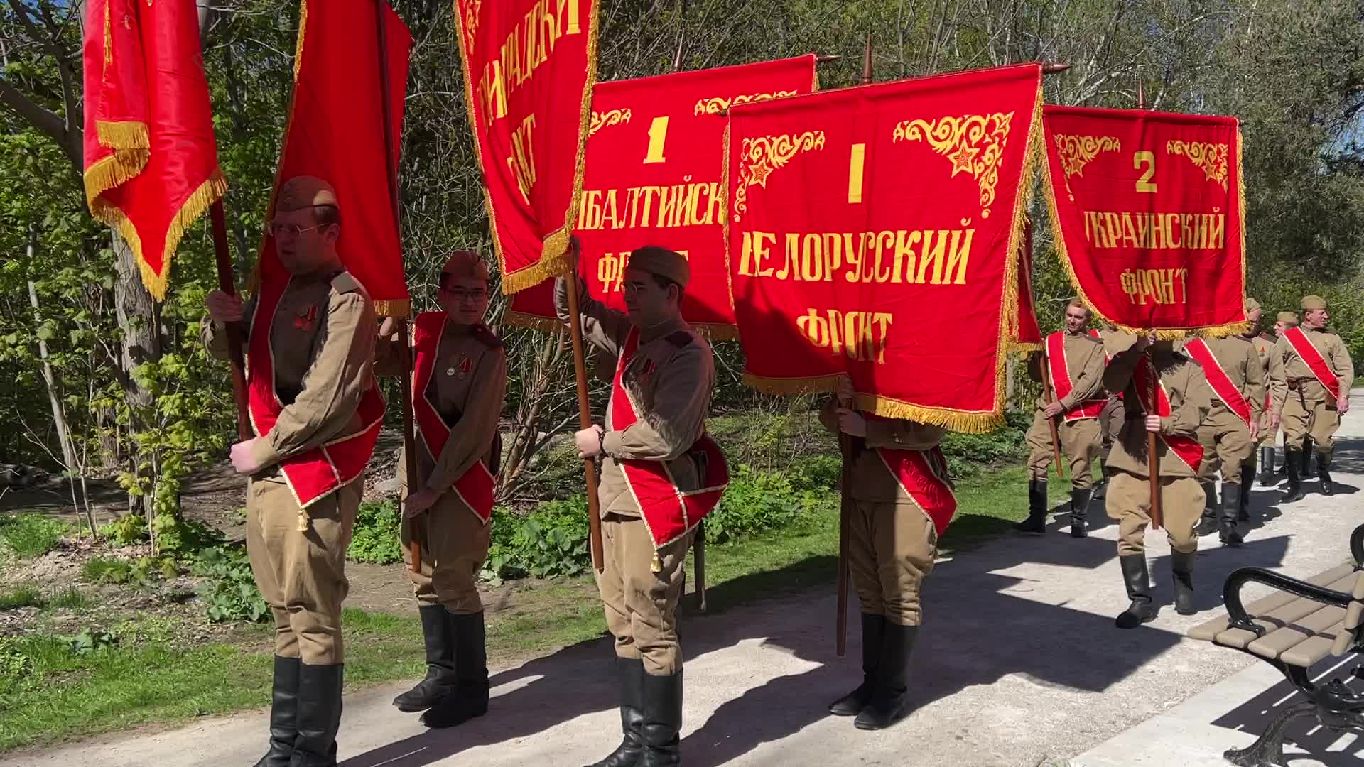 Russians celebrate Victory Day in Toronto, Canada