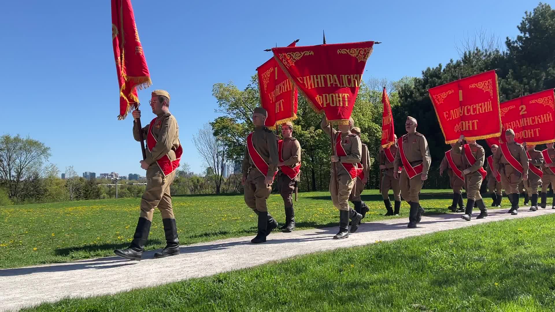 Russians celebrate Victory Day in Toronto, Canada