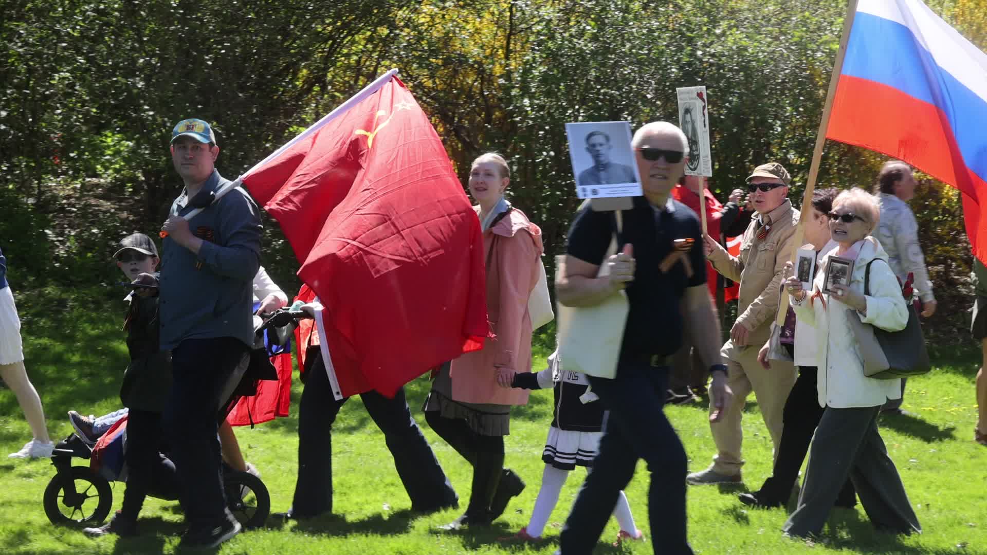 Russians celebrate Victory Day in Toronto, Canada