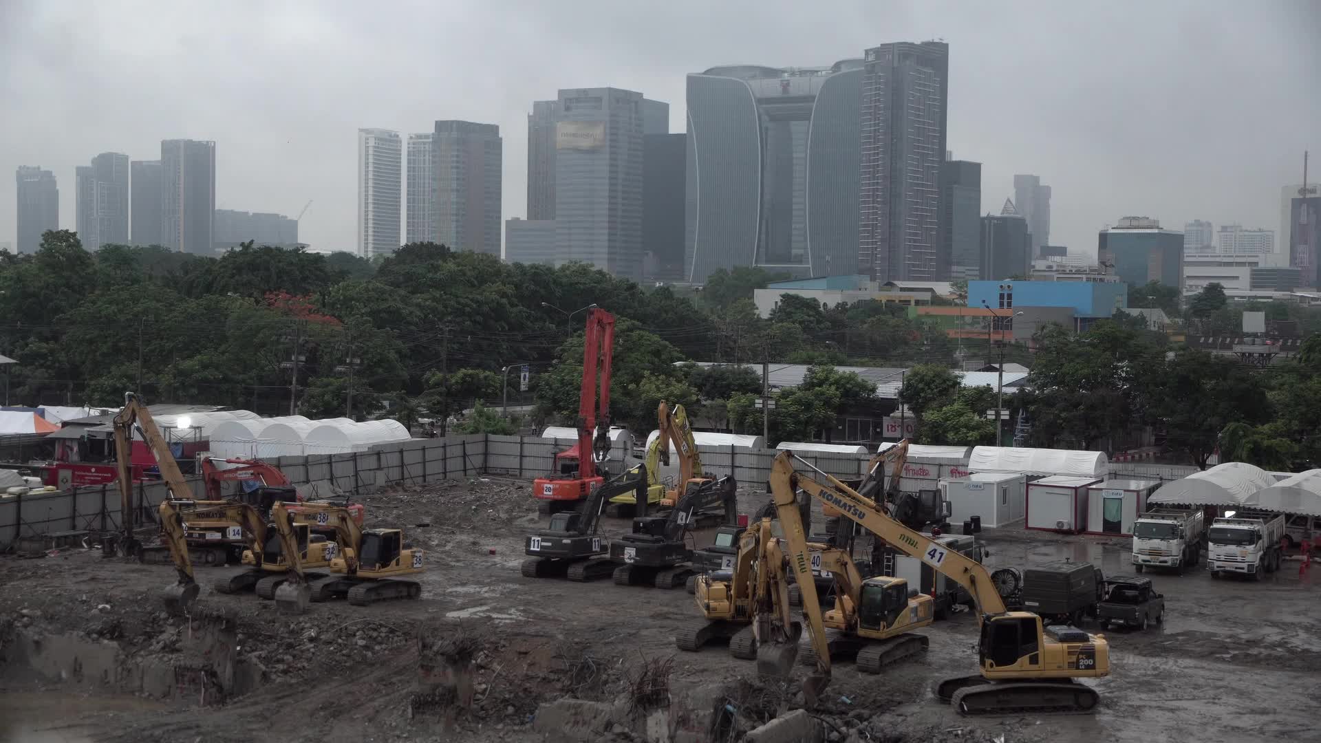 Rescue officials have ended the search operation for the collapsed building caused by the earthquake.