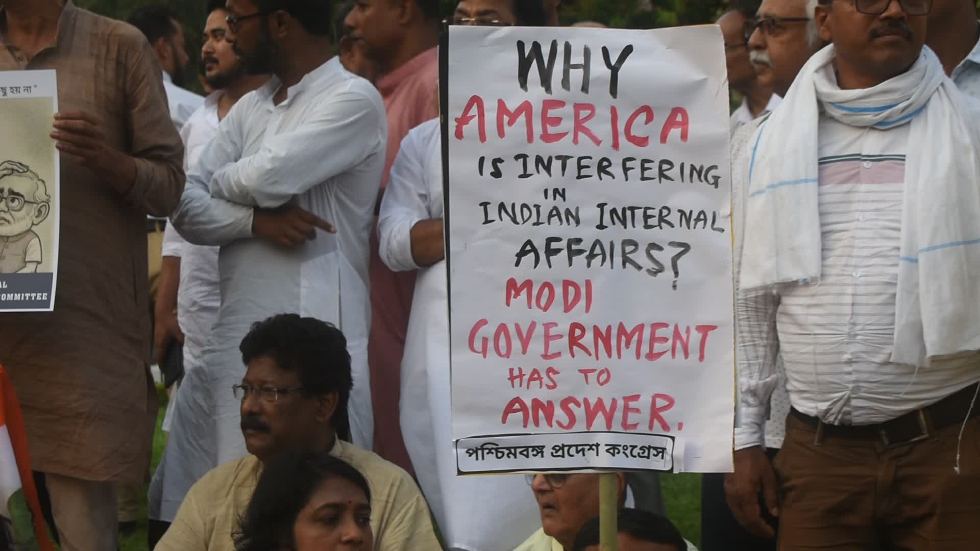 India Pakistan conflict : Protest in India.