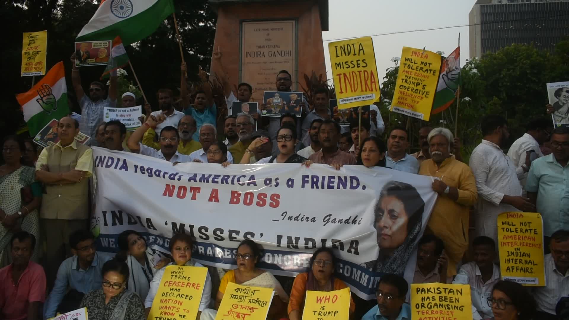 India Pakistan conflict : Protest in India.