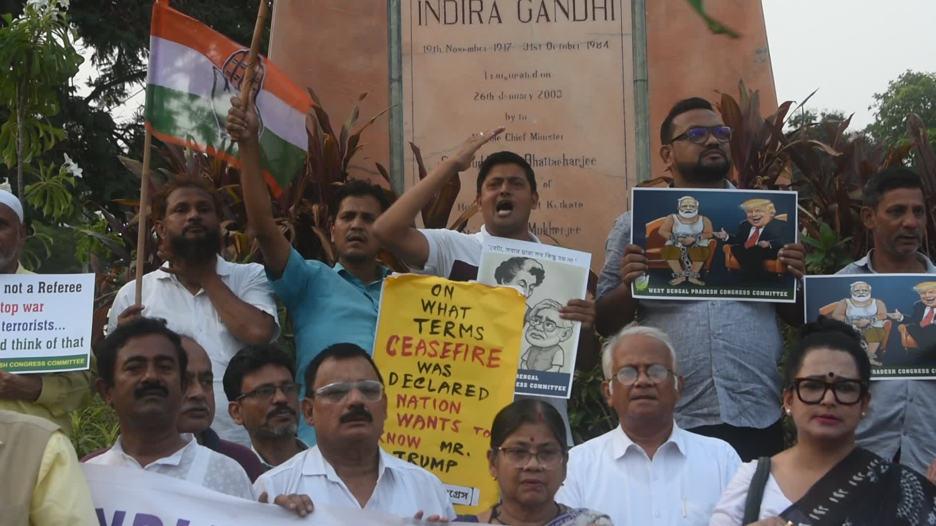 India Pakistan conflict : Protest in India.
