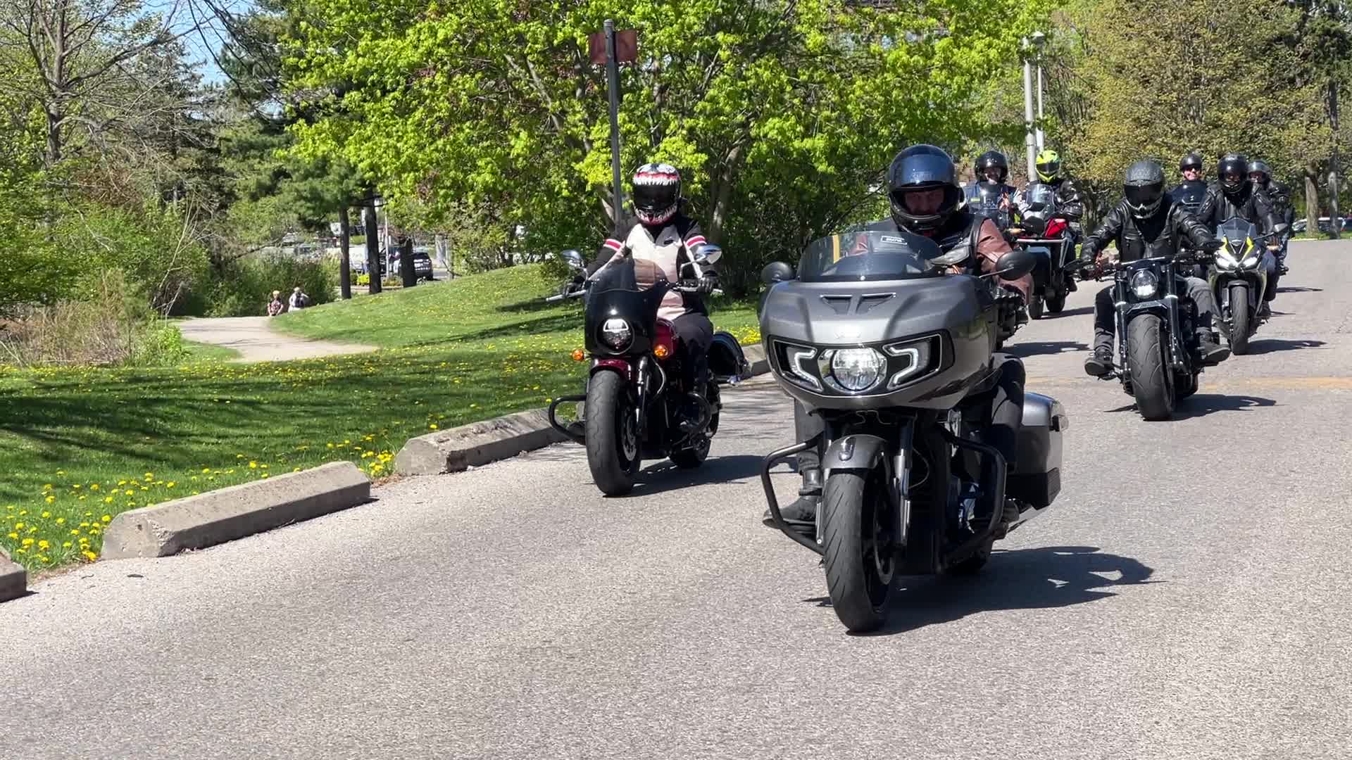 Spring season in Toronto, Canada