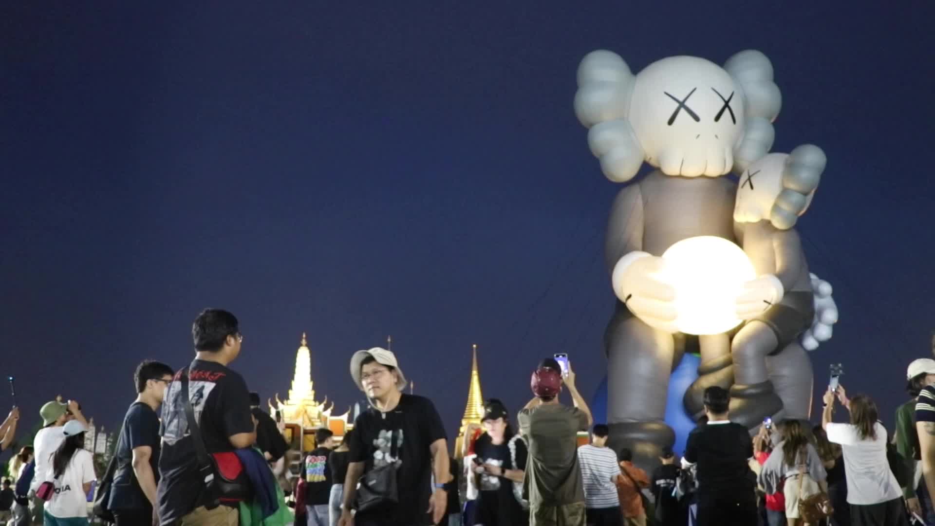 "KAWS: Holiday Thailand" Art exhibition by American artist and designer Brian Donnelly