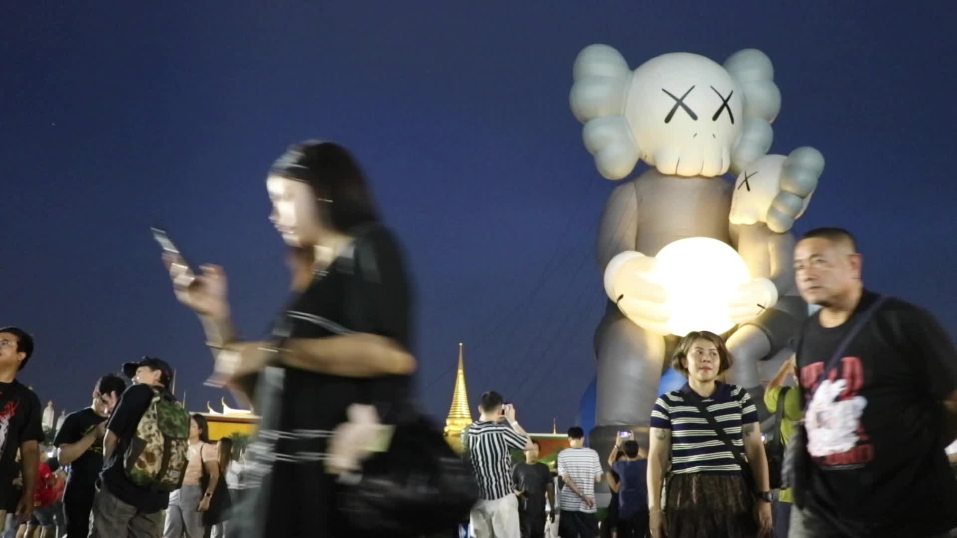 "KAWS: Holiday Thailand"  Art exhibition by American artist and designer Brian Donnelly