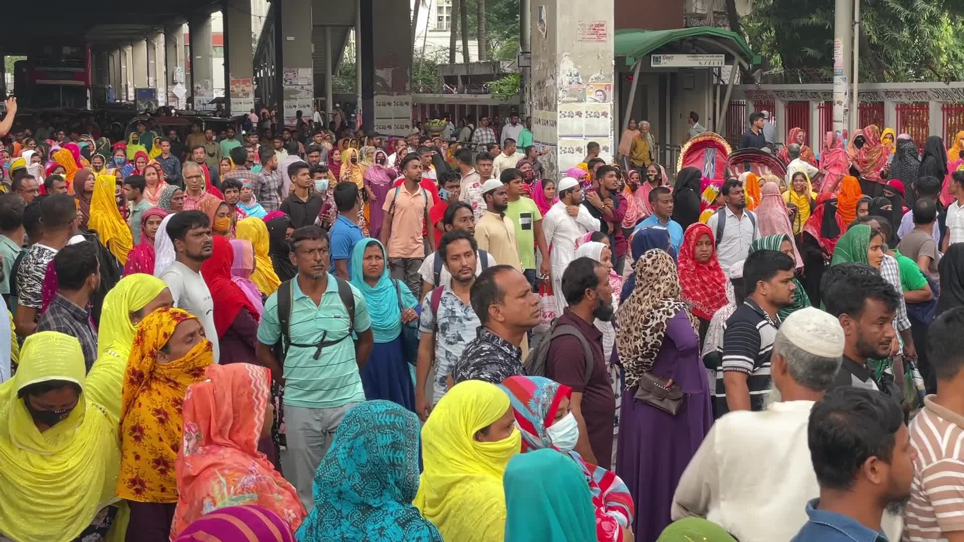 RMG Protest In Dhaka