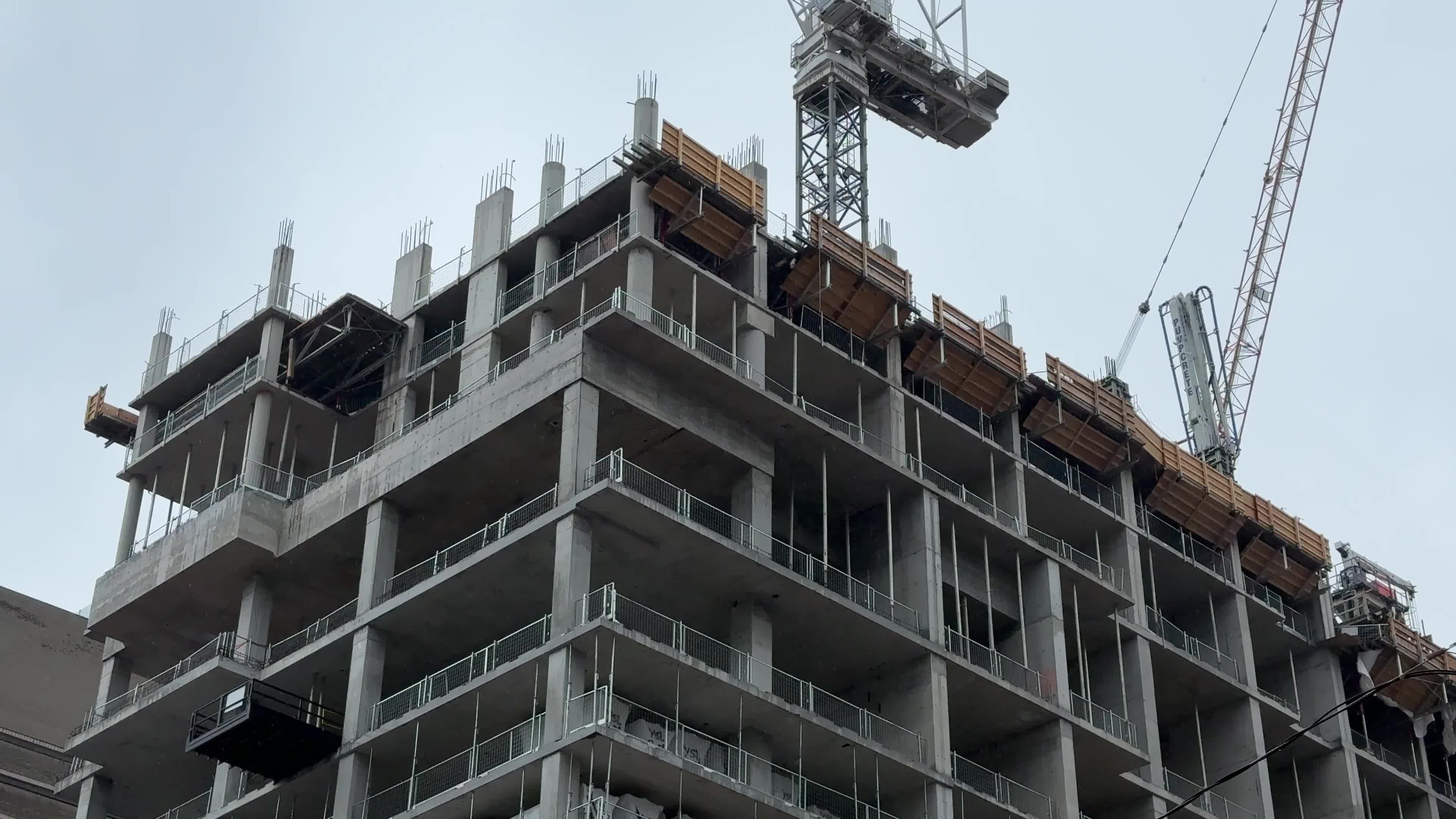 Construction Site In Toronto, Canada